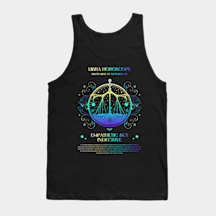 Libra Zodiac Horoscope Sign Tank Top